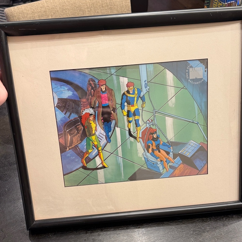 Marvel Art Print with Black and Green Accents